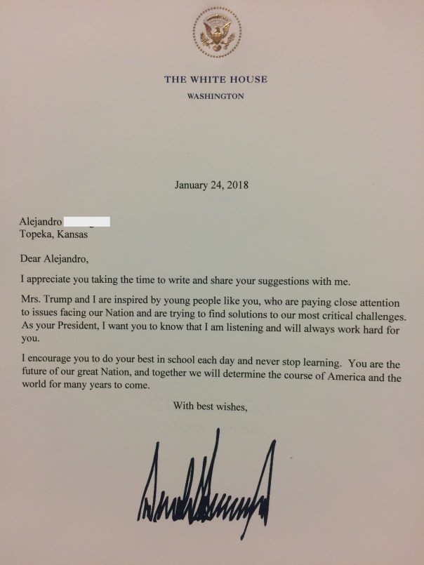 Trump Letter